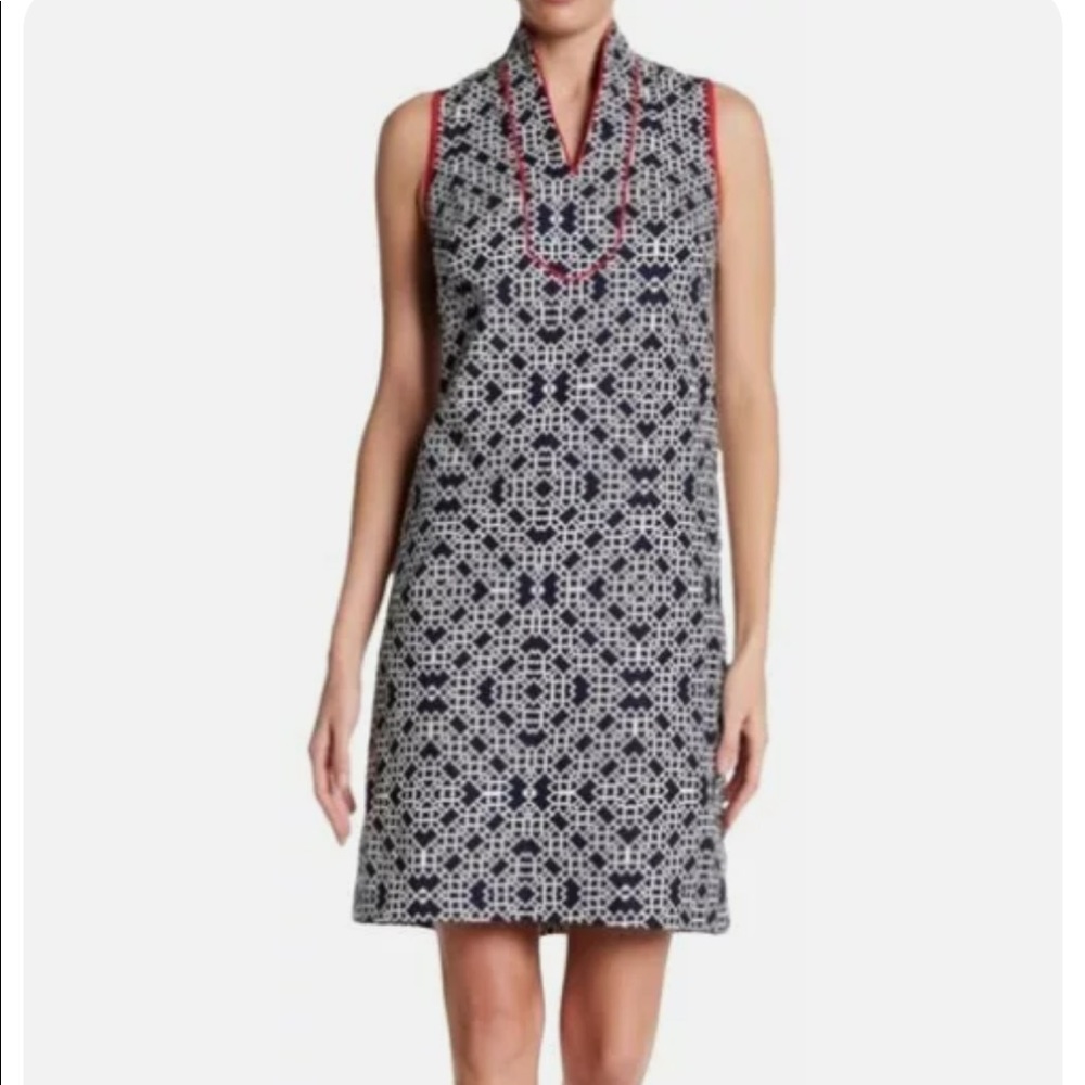 Eliza J Geometric Mod Shift Dress